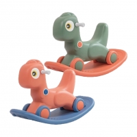 JN.Toy 3合1多功能恐龍造型搖搖馬&嚕嚕車&平衡板