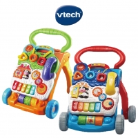 英國Vtech 寶寶聲光學步車(紳士藍/經典款)