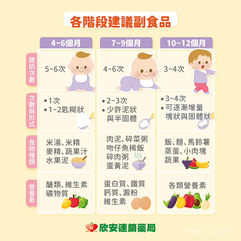 嬰兒；寶寶；食物；副食品；育兒；營養